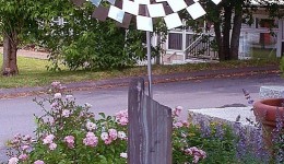 Non-Ferrous Wheel; stainless steel on Norumbega stone; 61" high overall, top 21" diameter Non-Ferrous Wheel; stainless steel on Norumbega stone; 61" high overall, top 21" diameter