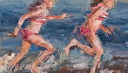 Hazel Running, oil on canvas Hazel Running, oil on canvas