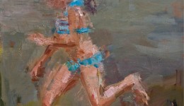 Isabel Running, oil on canvas Isabel Running, oil on canvas