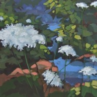 Queen Anne's Lace l, 24" x 24", oil on canvas, 2012