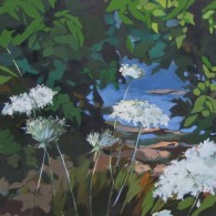 Queen Anne's Lace ll, 24" x 24", oil on canvas, 2012