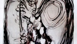 White Moth, etching, 11.5" x 9" White Moth, etching, 11.5" x 9"