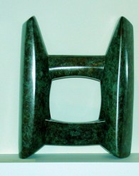 Window, bronze, 14.2" x 11.4" x 5.5"