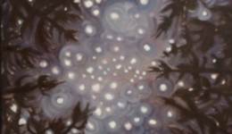 Sally's Sky, oil on canvas, 20" x 16"