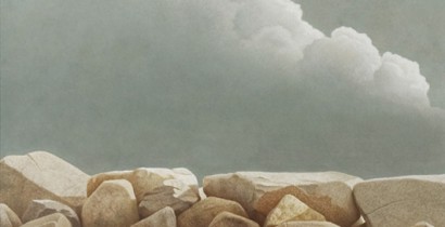 "Here and There", egg tempera, 18"x20"