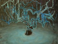 Blue Christmas, oil on canvas, 16" x 20"