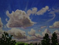 First Day of Summer, oil on canvas, 8" x 10"